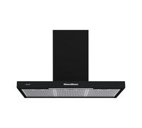 Campana decorativa cata sygma 9010bk con 4 velocidades 90 cm 802 m/h negro clase a