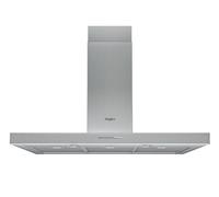 Campana extractora Whirlpool WHBS93FLEX Ducto/Recirculación 90cm Inox LED ZenMode