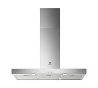 Campana decorativa electrolux lft419x con 3 velocidades 89.8 cm 600 m/h inox clase c
