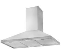 Campana decorativa fagor 3cfp-9050x ix con 3 velocidades 90 cm 381 m/h inox clase a