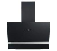 Campana decorativa Hera (Ancho: 59,5 cm, Máx. Potencia del ventilador en modo extracción: 567,9 m³/h, Negro/Plateado)