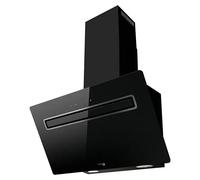 Campana decorativa Kelia (Ancho: 59,8 cm, Máx. Potencia del ventilador en modo extracción: 650 m³/h, Negro)