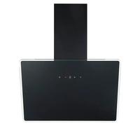 Campana decorativa Lora (Ancho: 59,5 cm, Máx. Potencia del ventilador en modo extracción: 490,6 m³/h, Negro)