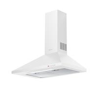 Campana decorativa Mepamsa Gavia 60 blanca, 60 cm y 740 m³/h