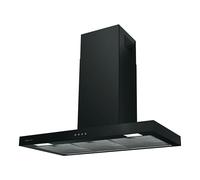 Campana decorativa mepamsa stilo neo con 4 velocidades 90 cm 710 m/h negro clase b