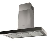 Campana decorativa mepamsa stilo neo con 4 velocidades 90 cm 710 m/h negro clase b