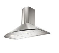 Campana decorativa mepamsa tender con 3 velocidades 70 cm 620 m/h inox clase b