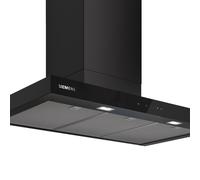 Campana decorativa siemens lc97bdn60 con 5 velocidades 89 cm 399 m/h negro clase