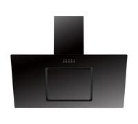 Campana decorativa Sve (Ancho: 89,8 cm, Máx. Potencia del ventilador en modo extracción: 377 m³/h, Negro)