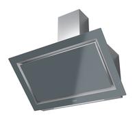 Teka DLV 98660 TOS - Campana Extractora Vertical de 90 cm, Urban Colors Edition, Función FreshAir, Campana Decorativa, Aspiración Perimetral "Contour", Apertura del Panel Frontal, Color Stone Grey