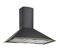 Campana decorativa teka dmr 975 con 4 velocidades 90 cm 603 m/h negro clase a