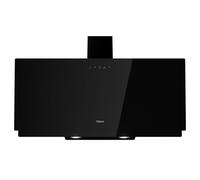 Teka DVN 97050 TTC BK - Campana Decorativa Vertical de 90 cm, Touch Control, Aspiración Perimetral, 3 Velocidades + Intensiva, Iluminación LED, Color Negro
