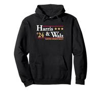 Campaña Electoral de Kamala Harris Tim Walz para Salvar la Democracia Sudadera con Capucha