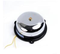 Campana eléctrica de alto decibelio AC220V con disco de percusión de acero inoxidable y grandes bobinas de cobre uniformes de 2/3/4/6 pulgadas (6 pulgadas)