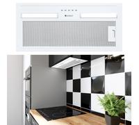 Campana extractora 60 cm sin cabeza Globalo Hadario blanca campana extractora...