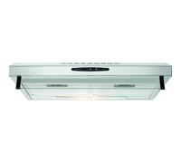 Bomann du623.2i campana extractora 60cm, 3 niveles potencia, recirculación aire, nivel ruido 68 db, acero inoxidable, 105, plata
