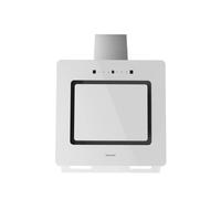 Campana Extractora 60cm Vidrio Blanco, Succión 800m3/h, A++, Control Táctil de Cecotec