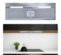 Campana extractora 80 cm sin cabeza Globalo Hadario Inox campana extractora a...