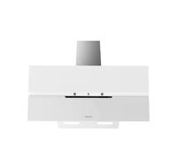 Campana Extractora 90cm Vidrio Blanco, Succión 800m3/h, A++, Control Táctil y Gestual de Cecotec