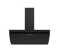 Campana Extractora 90cm Vidrio Negro, Succión 800m3/h, A++, Control Táctil y Gestual de Cecotec