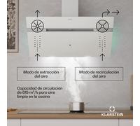 Campana extractora Alina Smart | 90 cm | 615 m³/h | Silenciosa | EEC A Klarstein