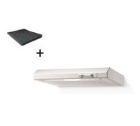 Campana Extractora Bajo Mueble 50 Cm Blanca Con Filtro Respekta