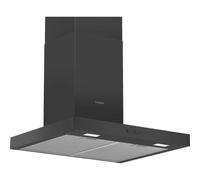Bosch Serie 2 DWB66BC60 campana De pared Negro 621 m³/h