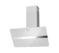 Campana extractora Cristal Blanco En pared 70cm Touch control 598 m3/h Válvula antirretorno