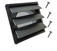 Campana extractora, cubierta de ventilación, ventilación de aire, solapa de gravedad para secadora, campana extractora, plástico PP, a prueba de polvo, 100/125/150 mm, cocina, baño (100 mm)