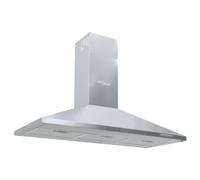 Campana extractora de 90 cm de acero inoxidable - Campana de cocina de alto rendimiento para cocinas modernas - Silenciosa, eficiente y duradera - Perfecto para familias numerosas y entusiastas de la