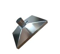 Campana extractora de Acero Inoxidable para cocinas y fábricas | Ventilación de fácil instalación | Recogida eficiente de Polvo y Flujo de Aire Mejorado | Solución de ventilación Comercial (