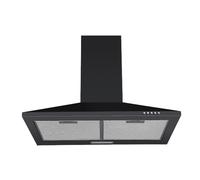 Campana extractora de chimenea PKM 6091BH - 60 cm, negra, LED, Wandesse, camp...