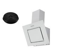 Campana Extractora De Pared Sin Cabeza 60 Cm Blanca Con Filtro Respekta