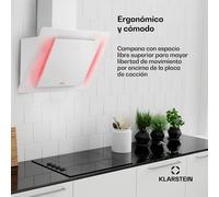 Campana extractora Eleonora 60 426 m³/h Panel táctil Luz ambiental EEK A++ Klarstein