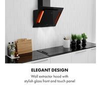 Campana extractora Eleonora 60 426 m³/h Panel táctil Luz ambiental EEK A++