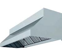 Campana Extractora Industrial con Plenum, Acero Inoxidable AISI 304, 150x75x70 cm, Para Cocinas