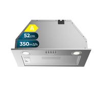 Campana extractora Karactermania Bolero Flux IM 523500 Inox 52cm 350m3/h Clase A