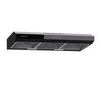 Campana extractora empotrada Contempo 90 90cm 200m³/h LED acero inoxidable acrílico