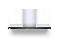 LG HCEZ3626S campana Encastrada Negro, Acero inoxidable A 600 m³/h
