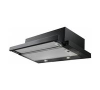 Campana extractora Mepamsa Superline Glass 60 Recirculación 60 cm negro 380 m³/h