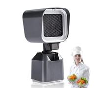 Campana extractora portátil, altura y ángulo ajustables, modo de 2 velocidades, doble filtro extraíble y lavable para cocinas pequeñas, dormitorios, hogar, camping