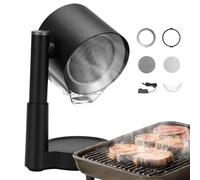 Campana extractora portátil, extractor de cocina portátil con 3 velocidades, polímero de triple filtro, filtro de aluminio desmontable, bajo ruido, taza de recogida de aceite, extractor de humo de
