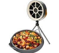 Campana extractora portátil, extractor desmontable de escritorio, suministros de cocina de bajo ruido, limpiador de aire USB, para picnic, cocina al aire libre, dormitorio, apartamento, oficina, hogar