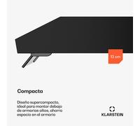 Campana extractora Purista Force | Compacta | 384,8 m³/h | CEE C | Tecnología de doble motor Klarstein