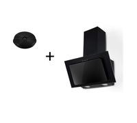 Campana Extractora Schräghaube Sin Cabeza 60 CM Negra Con Filtro Respekta