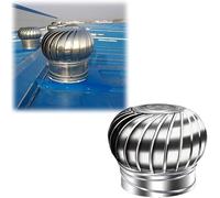 Campana Extractora sin alimentación, bola de viento acero inoxidable 200mm, ventilador techo 300mm, conducto humo escape for exteriores a prueba lluvia(160 mm)