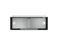 Cata CORONA BK 90 - Campana Integrada 90 Cm Visera de Cristal Negra Clase A