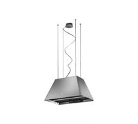 Campana Isla Filtrante Elica Ikona Light IX/F/60 Iluminación Led Acero Inox