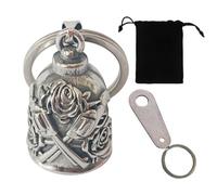 Campana Moto Amuleto | Campana Guardian Moto | Regalos Duraderos De Accesorios De Motocicleta | Amuleto de Protección y Buena Suerte