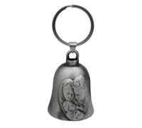 Campana Motociclista - Amuleto Metálico de Buena Suerte Resistente a la Intemperie - Campana de Llavero para Motocicleta para Hombres | para Conducir Desplazarse Viajar Rutas Carreras y Viajes por Car